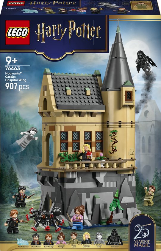 LEGO Harry Potter Kasteel Zweinstein: Ziekenzaal Bouwpakket voor Kinderen met 7 Minifiguren – 76463