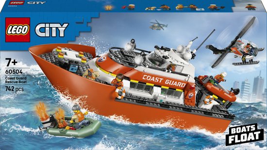 LEGO City Exploration – Kustwacht Reddingsboot – Met Helikopter