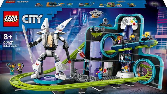 LEGO City Achtbaan in Robotwereld speelgoed – 60421