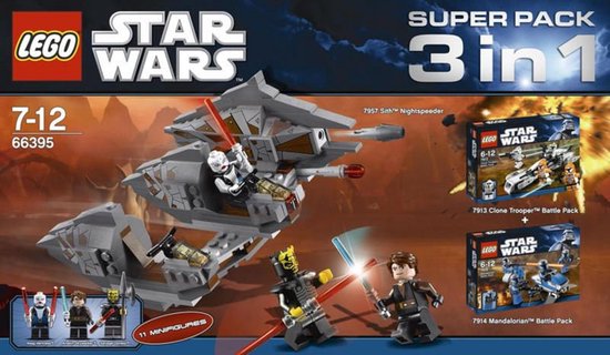 Lego Star Wars 3 on 1 Super Pack 66395