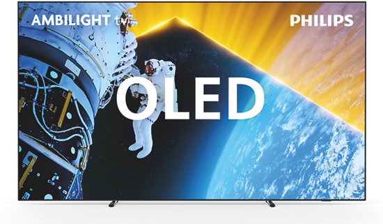 Philips 77OLED849/12 tv 195,6 cm (77″) 4K Ultra HD Smart TV Wifi Zwart, Chroom