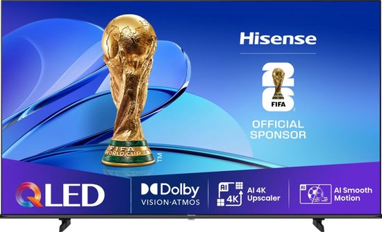 Hisense E7Q 65E79Q tv 165,1 cm (65″) 4K Ultra HD Smart TV Wifi Zwart