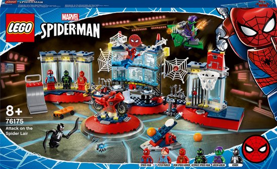 LEGO Spider-Man Aanval op de Spider Schuilplaats – 76175