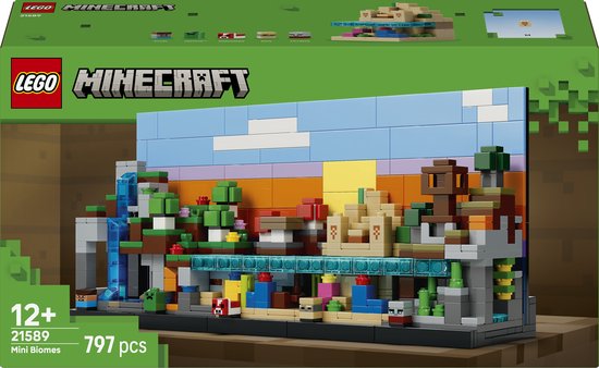 LEGO Minecraft Minibiomen Videogame Speelgoed voor Kinderen en Kinderkamer Decoratie – 21589