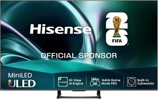 Hisense 75U7Q – 75 inch – 4K MiniLED – 144hz – 2025