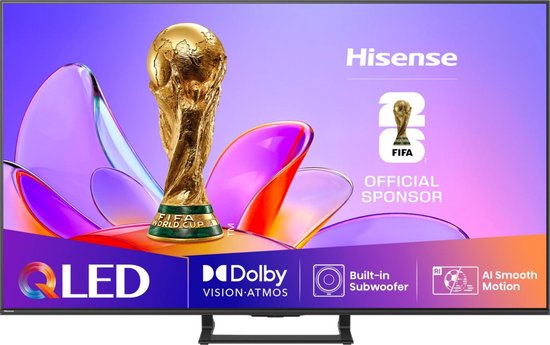 Hisense A7Q 75A79Q tv 190,5 cm (75″) 4K Ultra HD Smart TV Wifi Zwart