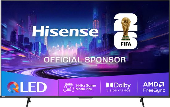 Hisense 65E7Q PRO – 65 inch – 4K QLED – 144hz – 2025 – Smart TV