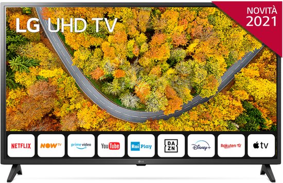 LG 43UP75006LF – 43 inch – 4K LED – 2021 – Buitenlands model