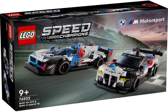 LEGO Speed Champions BMW M4 GT3 & BMW M Hybrid V8 racewagens – 76922