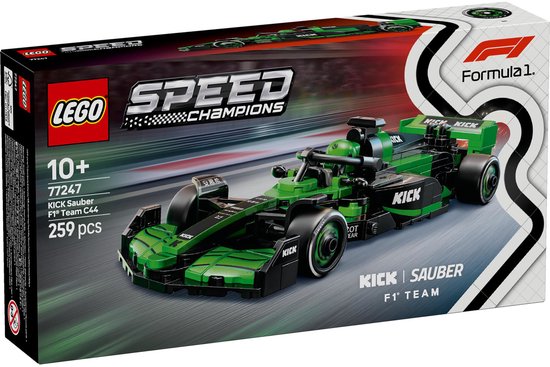 LEGO Speed Champions KICK Sauber F1 Team C44 racewagen Speelgoed – 77247