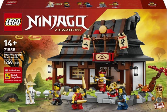 LEGO® NINJAGO® 15-jarig Jubileum: Smederij De Vier Wapens – 71858