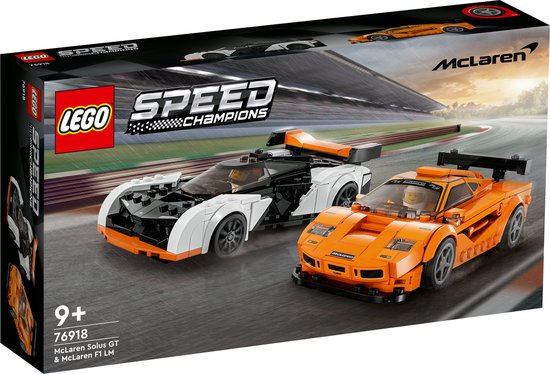 LEGO Speed Champions McLaren Solus GT & McLaren F1 LM Set – 76918