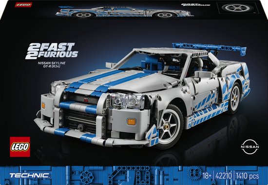 LEGO® Technic 2 Fast 2 Furious Nissan Skyline GT-R (R34) Auto – 42210