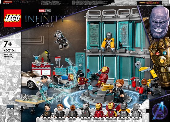 LEGO Marvel Iron Man Wapenkamer – 76216