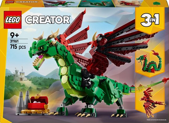 LEGO Creator 3in1 Middeleeuwse draak – 31161