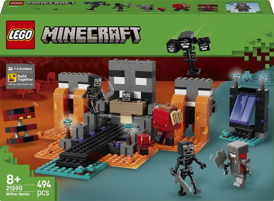 LEGO Minecraft De Wither-Strijd Videogame Speelgoed voor Kinderen – 21590