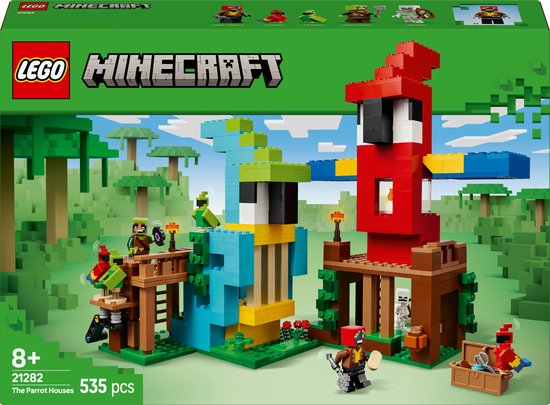 LEGO® Minecraft® De Papegaaienhuizen Bouwset – 21282