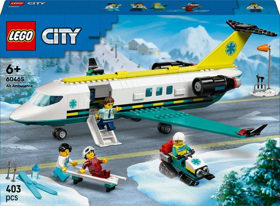 LEGO® City Ambulancevliegtuig, Speelgoedvliegtuig – 60465