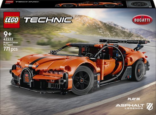 LEGO Technic – 42222 – Bugatti Chiron Pur Sport – Hypercar
