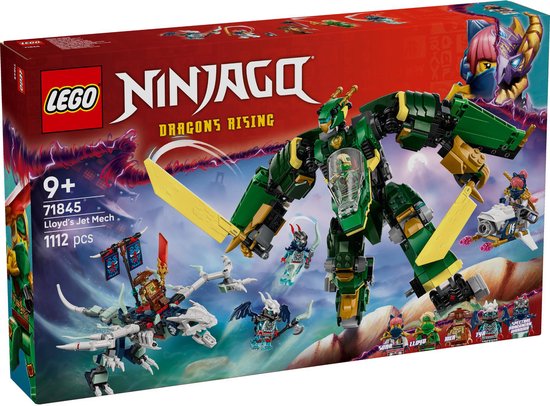 LEGO® NINJAGO® Lloyds Vliegtuigmecha, Ninjabouwset – 71845