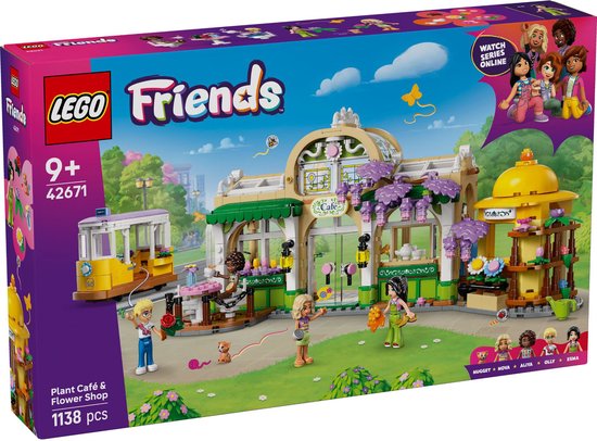 LEGO® Friends Plantencafé en Bloemenwinkel Bouwset – 42671