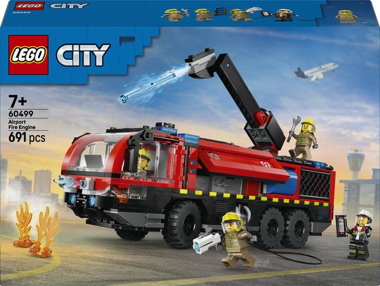 LEGO – Brandweertruck – Luchthavenmodel – Sets 4+