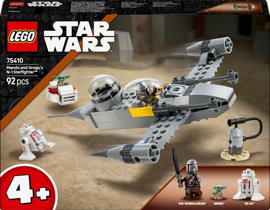 LEGO Star Wars™ Mando en Grogu’s N-1 Starfighter™ – 75410