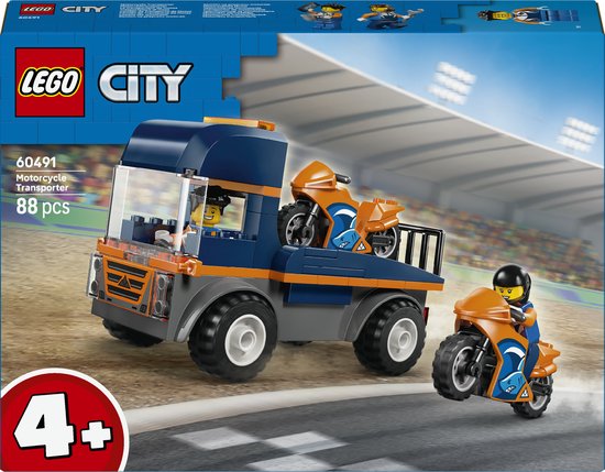 LEGO City – Great Vehicles – Transportwagen Voor Motoren