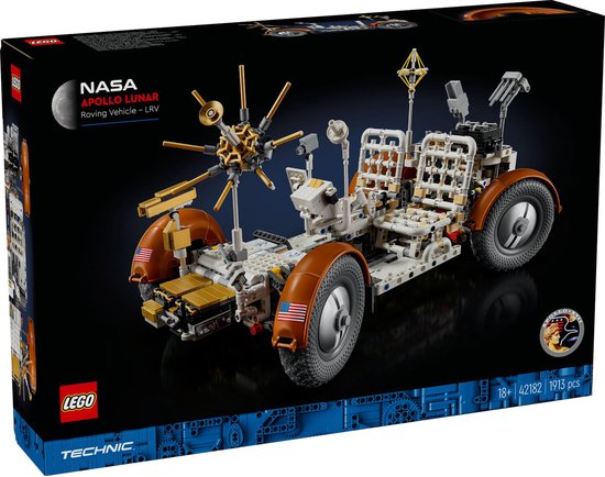 LEGO Technic NASA Apollo maanwagen – LRV – 42182