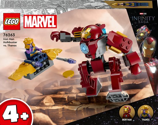 LEGO Marvel Iron Man Hulkbuster vs. Thanos – 76263