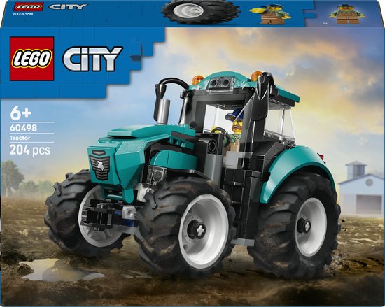 LEGO City tractor speelgoed bouwset voor kinderen – LEGO City 60498.