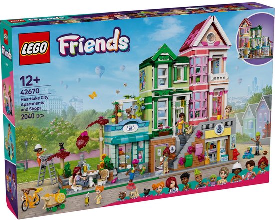 LEGO Friends Heartlake City appartementen en winkels – 42670