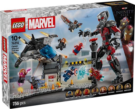 LEGO Marvel Captain America: Civil War actiescène – 76314