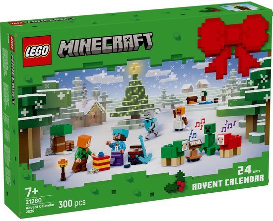 LEGO® Minecraft® Adventskalender 2025, Gamingcadeau – 21280
