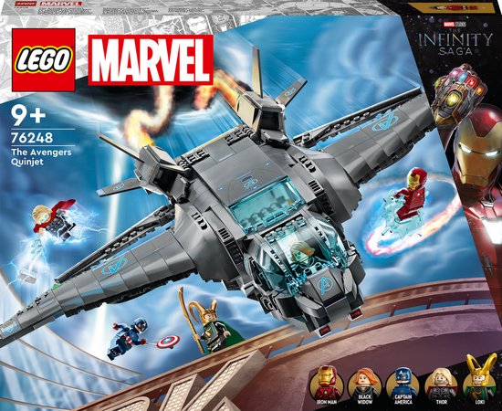 LEGO Marvel De Avengers Quinjet, Infinity Saga Set – 76248