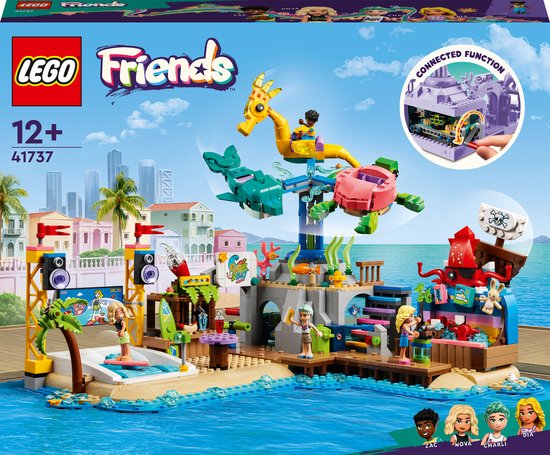 LEGO Friends Strandpretpark Geavancceerde Kermis Bouwset voor 12+ en tieners – 41737