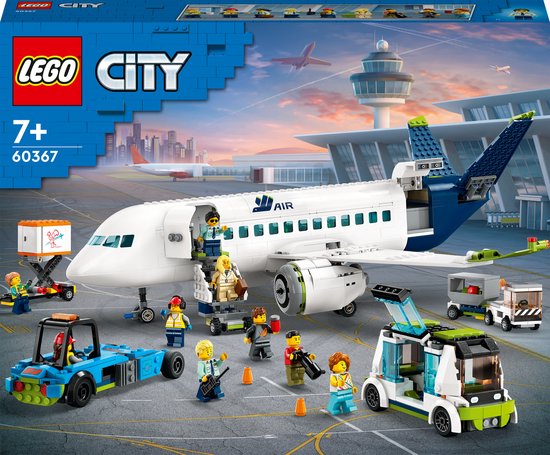 LEGO City Passagiersvliegtuig Vliegtuig Speelgoed Set – 60367