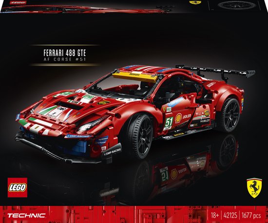 LEGO Technic Ferrari 488 GTE AF Corse #51 – 42125