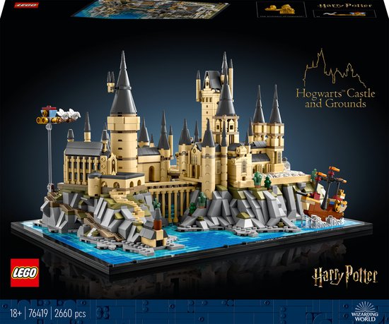 LEGO Harry Potter Kasteel Zweinstein en terrein Grote Set voor Volwassenen – 76419