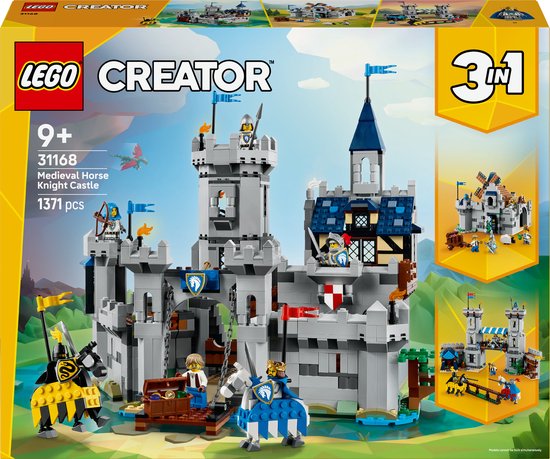 LEGO® Creator 3in1 Middeleeuws Kasteel met Ridders te Paard – 31168