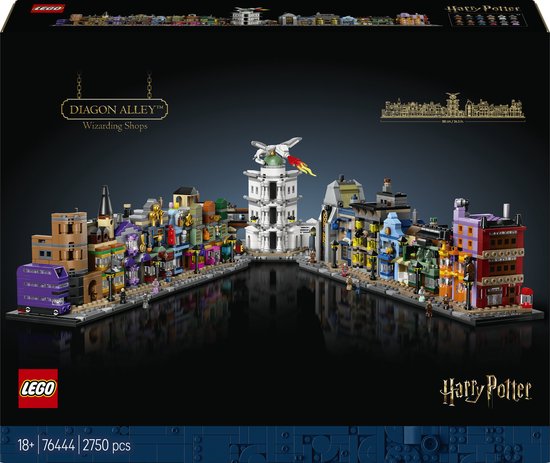 LEGO Harry Potter™ De Wegisweg™ tovenaarswinkels tovenaarsset – 76444