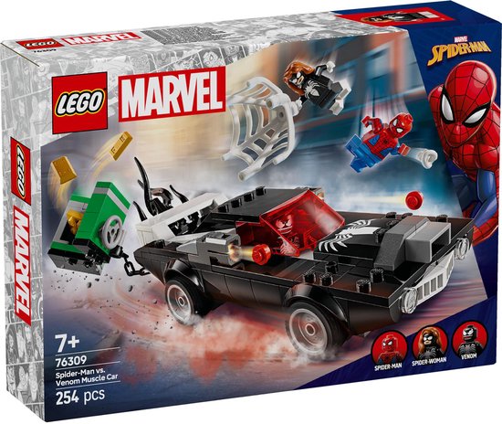 LEGO® Marvel Spider-Man vs. Venoms klassieke auto – 76309