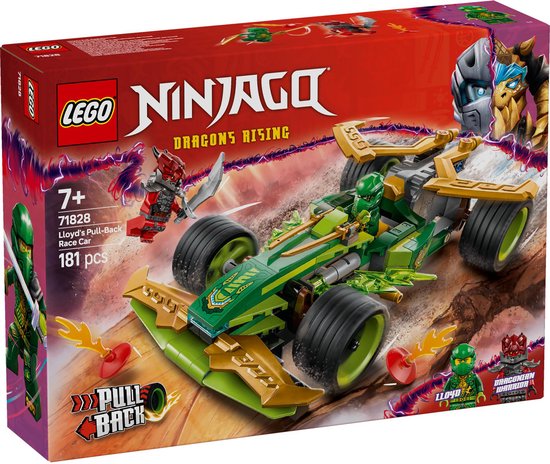 LEGO NINJAGO Lloyds pull-back racewagen set – 71828
