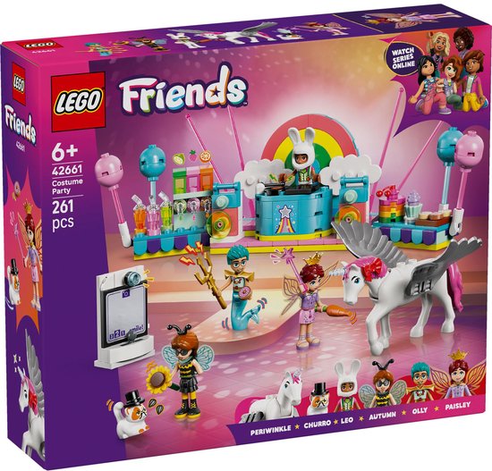 LEGO® Friends Verkleedfeestje met Eenhoorn en Fee – 42661