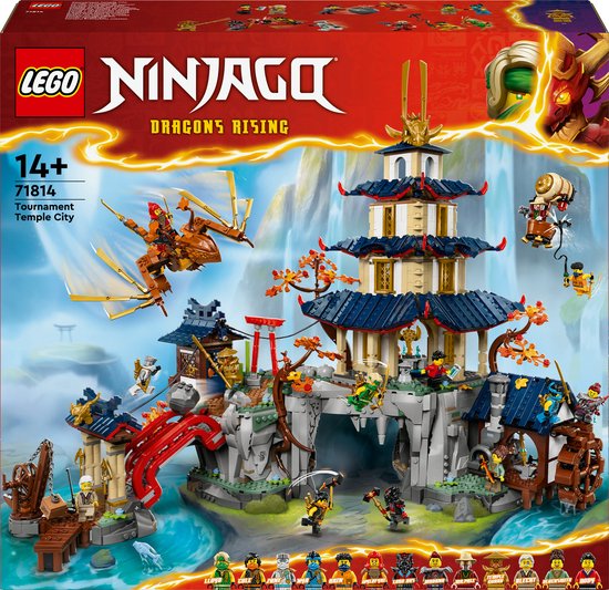 LEGO NINJAGO Toernooi Tempelstad Bouwpakket voor Kinderen – 71814