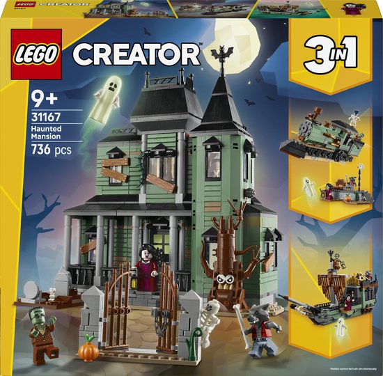 LEGO® Creator 3in1 Spookhuis – 31167