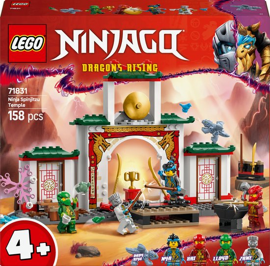LEGO NINJAGO Spinjitzu ninjatempel actie – 71831
