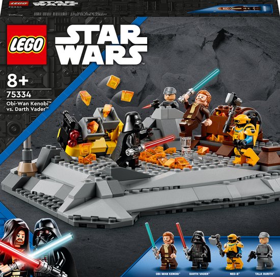 LEGO Star Wars Obi-Wan Kenobi vs. Darth Vader – 75334