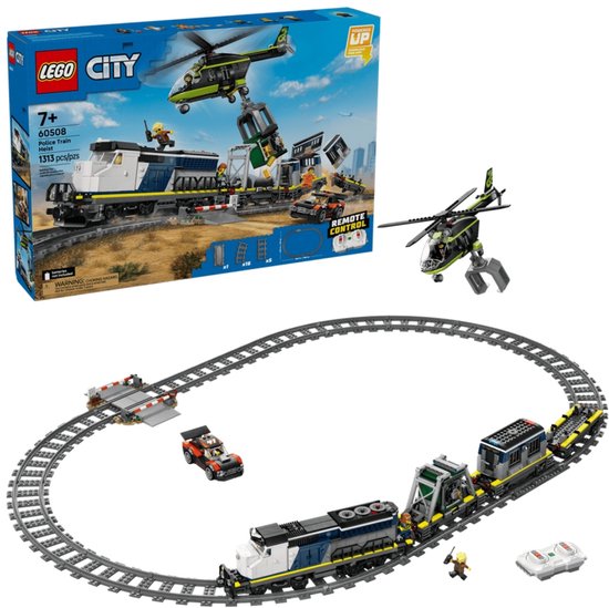 LEGO® City Overval op Politietrein – Speelgoedtreinset – 60508