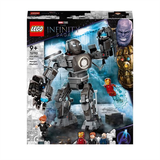LEGO Marvel Avengers Iron Man: Iron Monger Mayhem – 76190